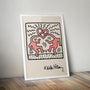 Affiche Keith Haring Love Poster I Affiche Pop Art I Impression d'art